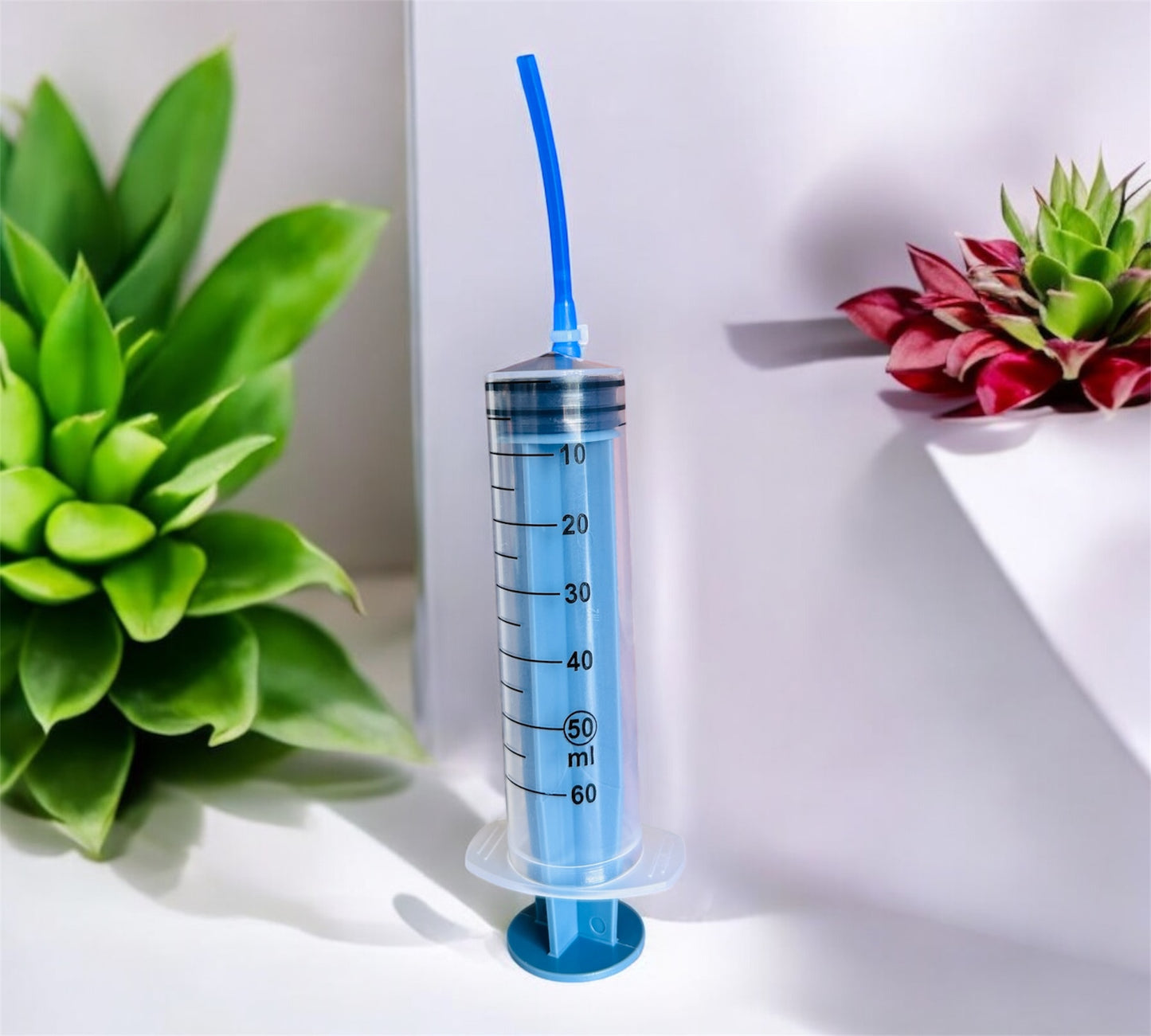 60ml Bird Hand Feeding Syringe, complete with a flexible rubber tube