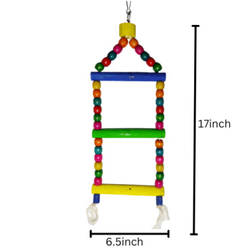 Colorful Wooden Bird Toys VK 04 - Birds Enrichment and Entertainment Set