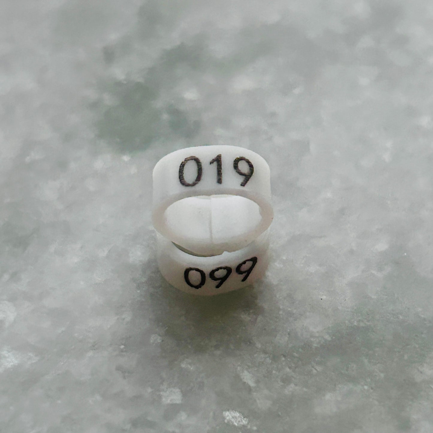 Premium Quality Pigeons Clip Leg Ring.High Quality lightweight Plastic ( 15 Pieces )