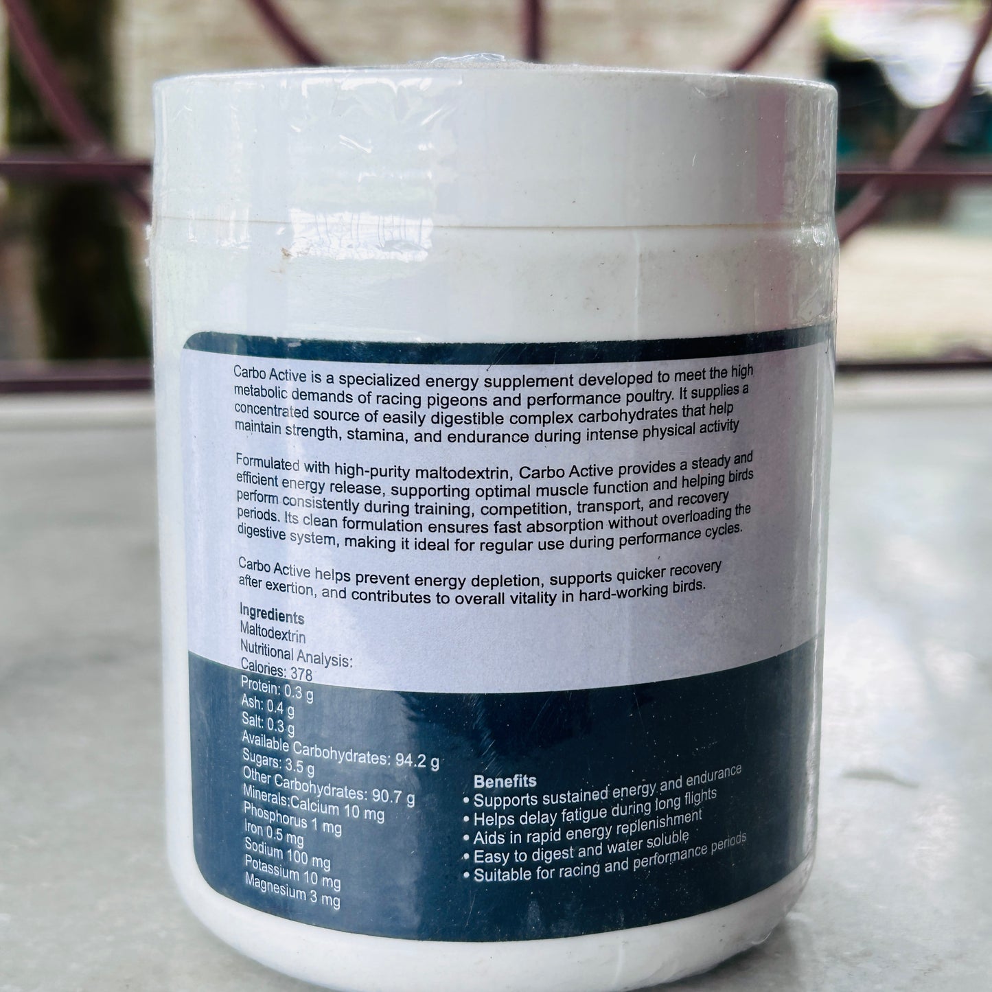 Volikart™ Nature Wild CARBO Active for Racing Pigeons | High Energy Maltodextrin Supplement 250g