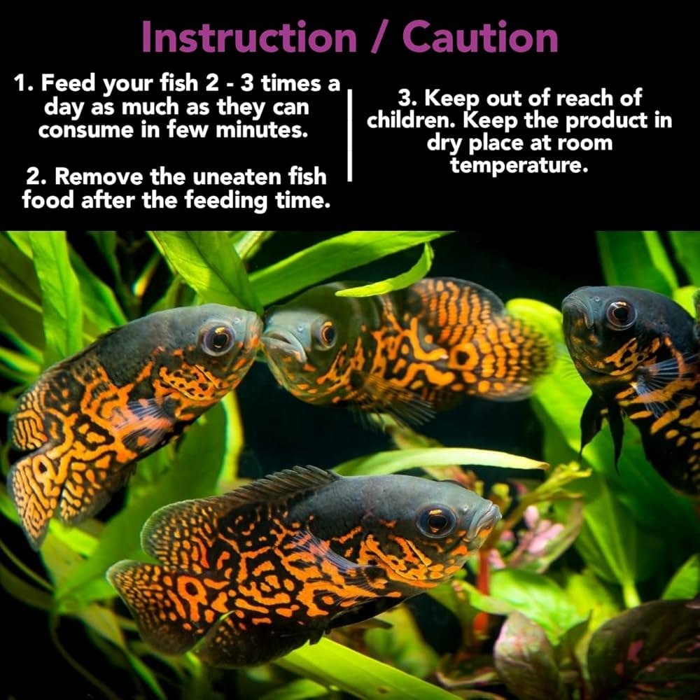 Star Farms True Color Oscar Fish Feed - 100gm | Easy to Digest, Promotes Rapid Growth & Enhances Natural Color | Omega-3 Rich Floating Pellets