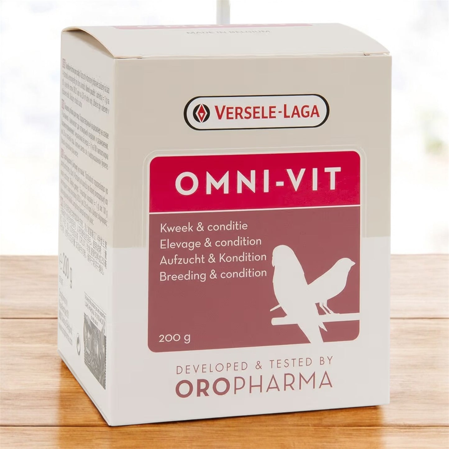 Versele-Laga Oropharma Omni-VIT for Birds, 200g – Multivitamin & Amino Acid Supplement for Breeding, Health & Condition