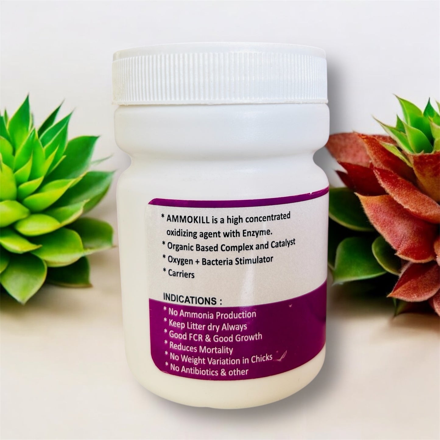 NatureWild Ammokill for Birds & Poultry | 100gm | CRD, VVND, Coccidiosis Control & Ammonia Reducer