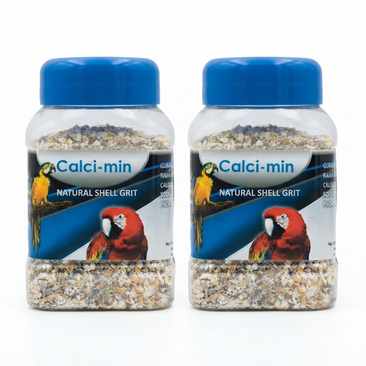 Star Farms Calci-Min Grit for Birds 1kg x 2 | Mineral & Calcium Grit Supplement for All Life Stages