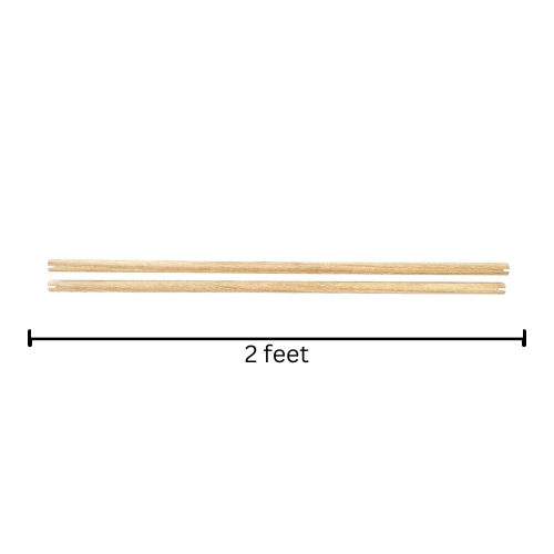 2 Pieces Neem 🌿 Wood 1.5 Feet Length & 1 Inch Thickness Birds Cage Perches