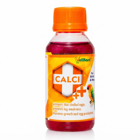 SF+ Calci Plus 100ml | Calcium Supplement for Birds | Egg Shell, Bone & Reproductive Health Support