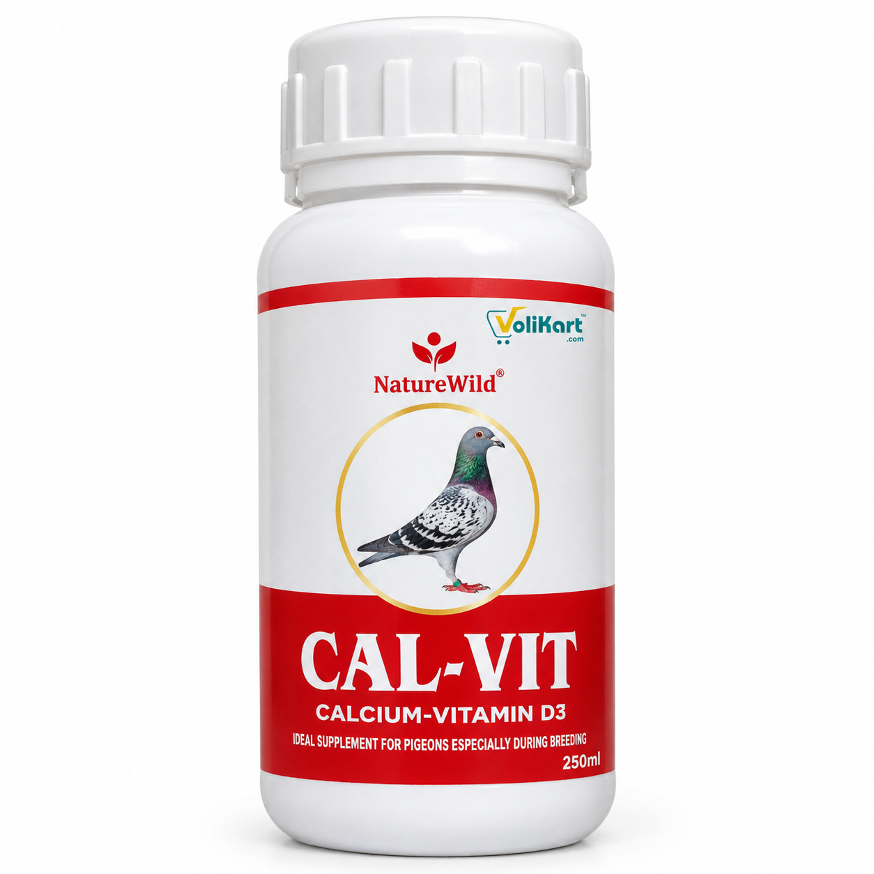Volikart™ Naturewild CAL-VIT Calcium & Vitamin D3 Pigeon Supplement 250ml