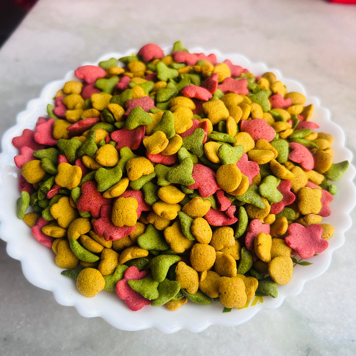 Volikart Bird’s Pellet Fruit Mix 300gm – Natural & Healthy Parrot Treat | Nutritious Food for Lovebirds, Cockatiels, Budgies, Parakeets