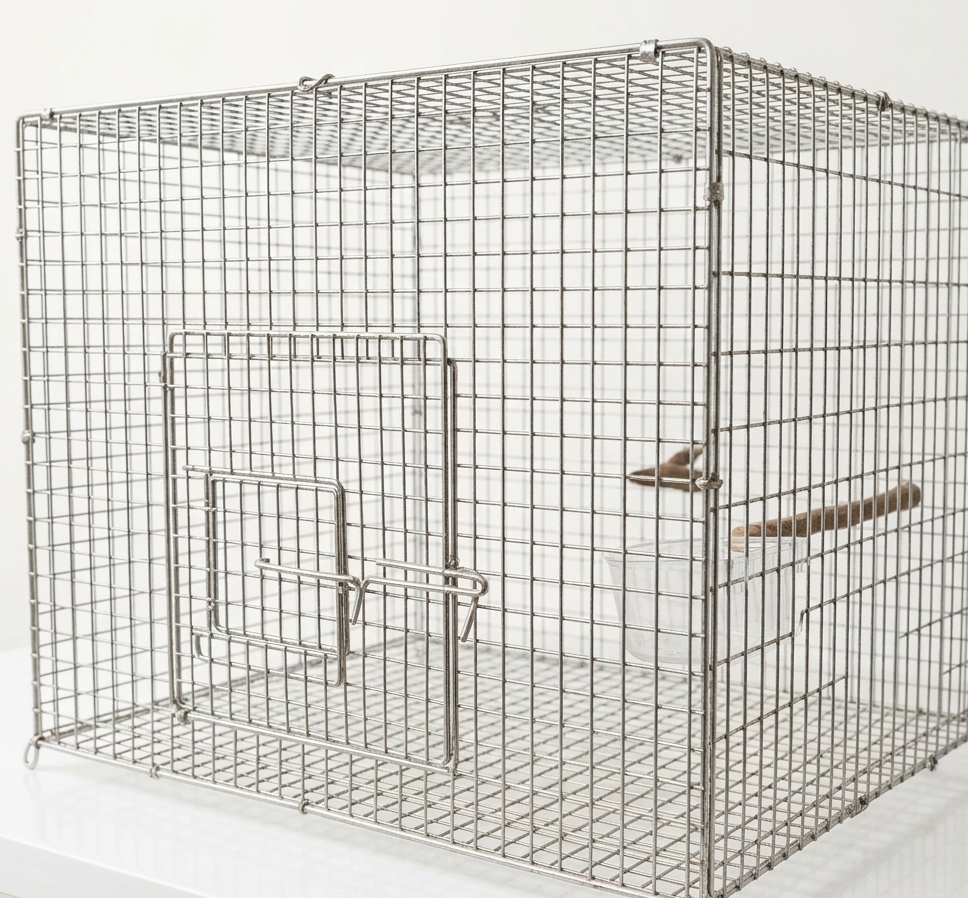 Cage for Budgerigars, Lovebirds, Finches, and Java Birds - L 20 inches ...