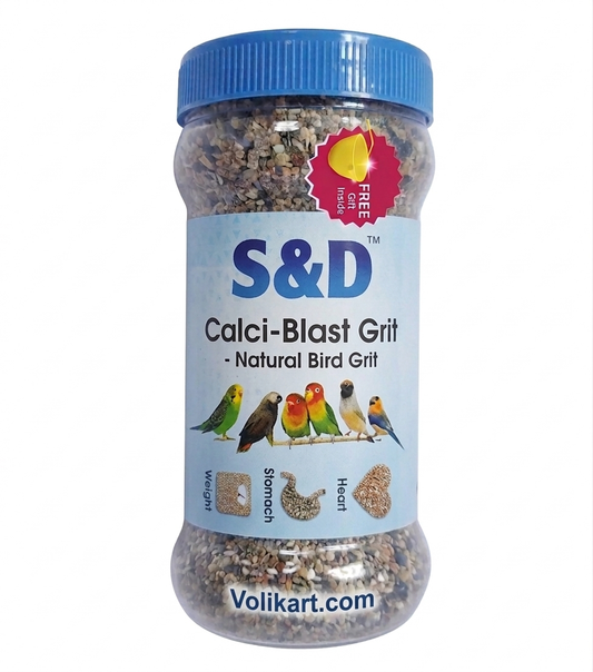 S & D Calci-Blast Grit - 1kg - Heart, Stomach, Active, Weight Support for All Life Stages