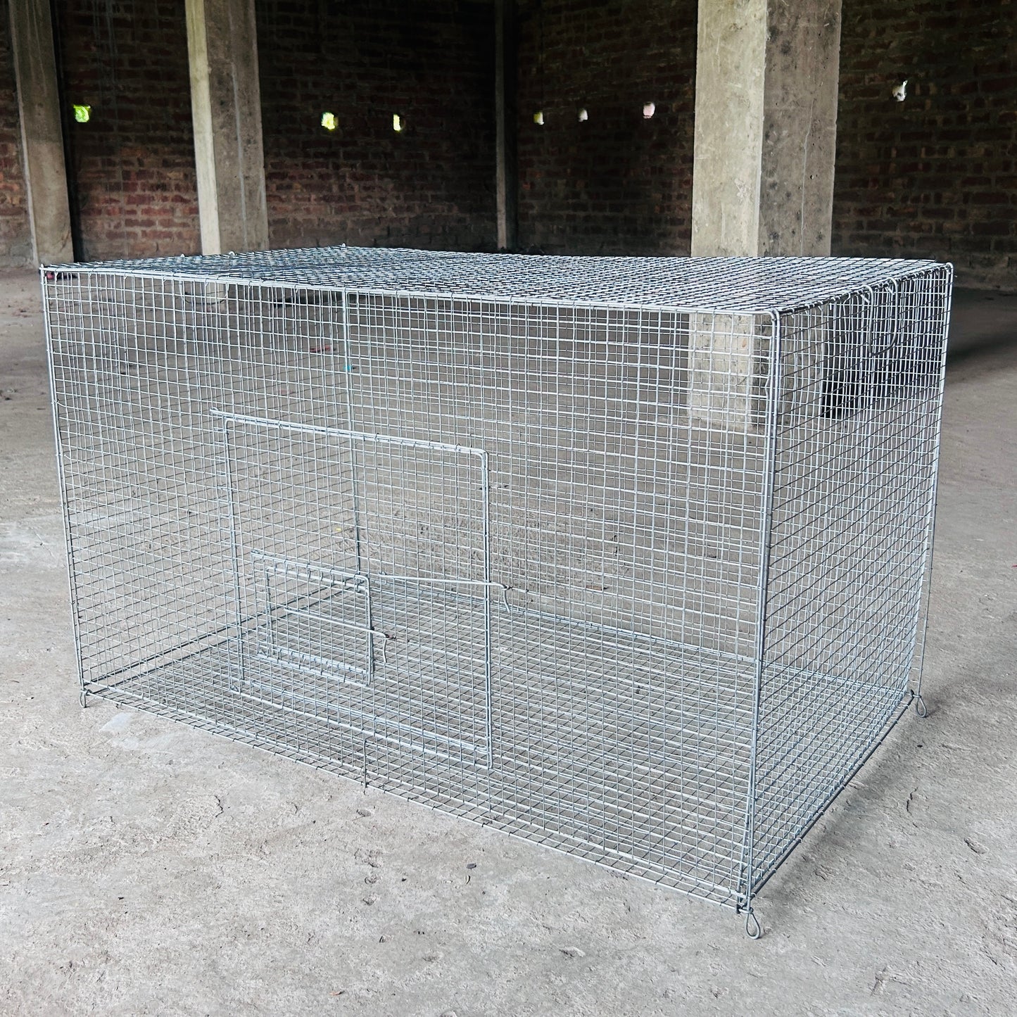 Folding Bird Cage 35x21x21 Inch for Conure, Cockatiel, Love Bird & Budgerigar | Large Bird Cage Without Tray | Volikart