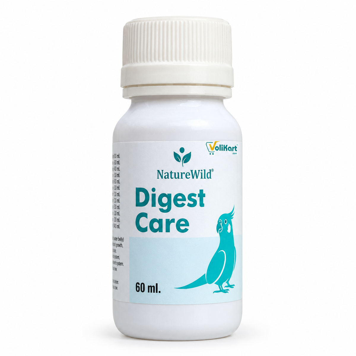 Volikart™ NatureWild Digest Care for Birds – Digestive Support & Appetite Supplement 60ml