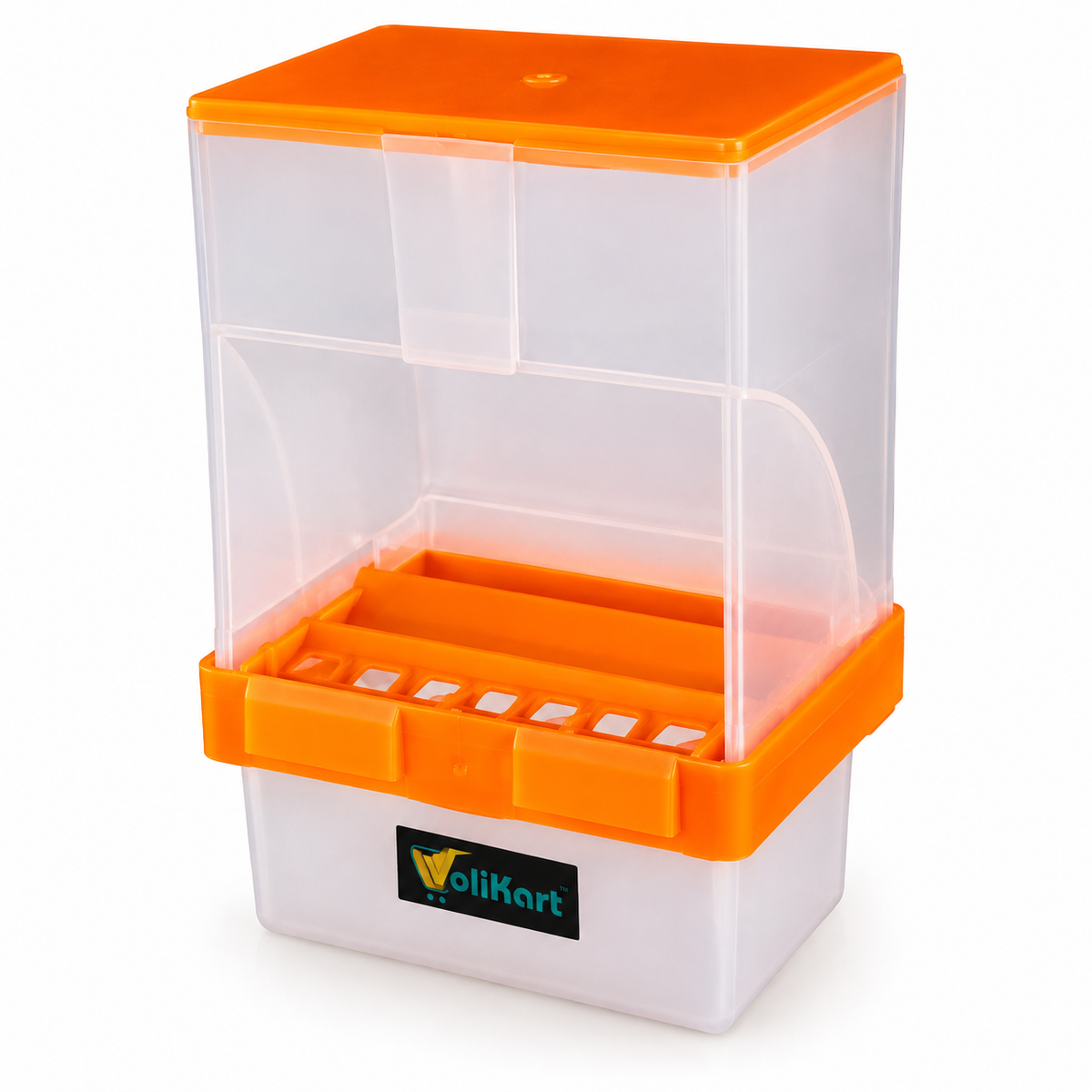 Volikart 300ml Automatic Bird Seed Feeder – Mess-Free Cage Feeder