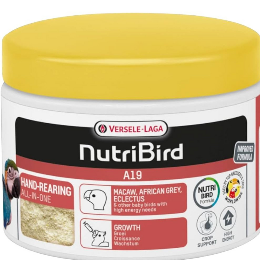 Versele-Laga Nutribird A19 Hand-Rearing Formula – Premium High-Energy ...