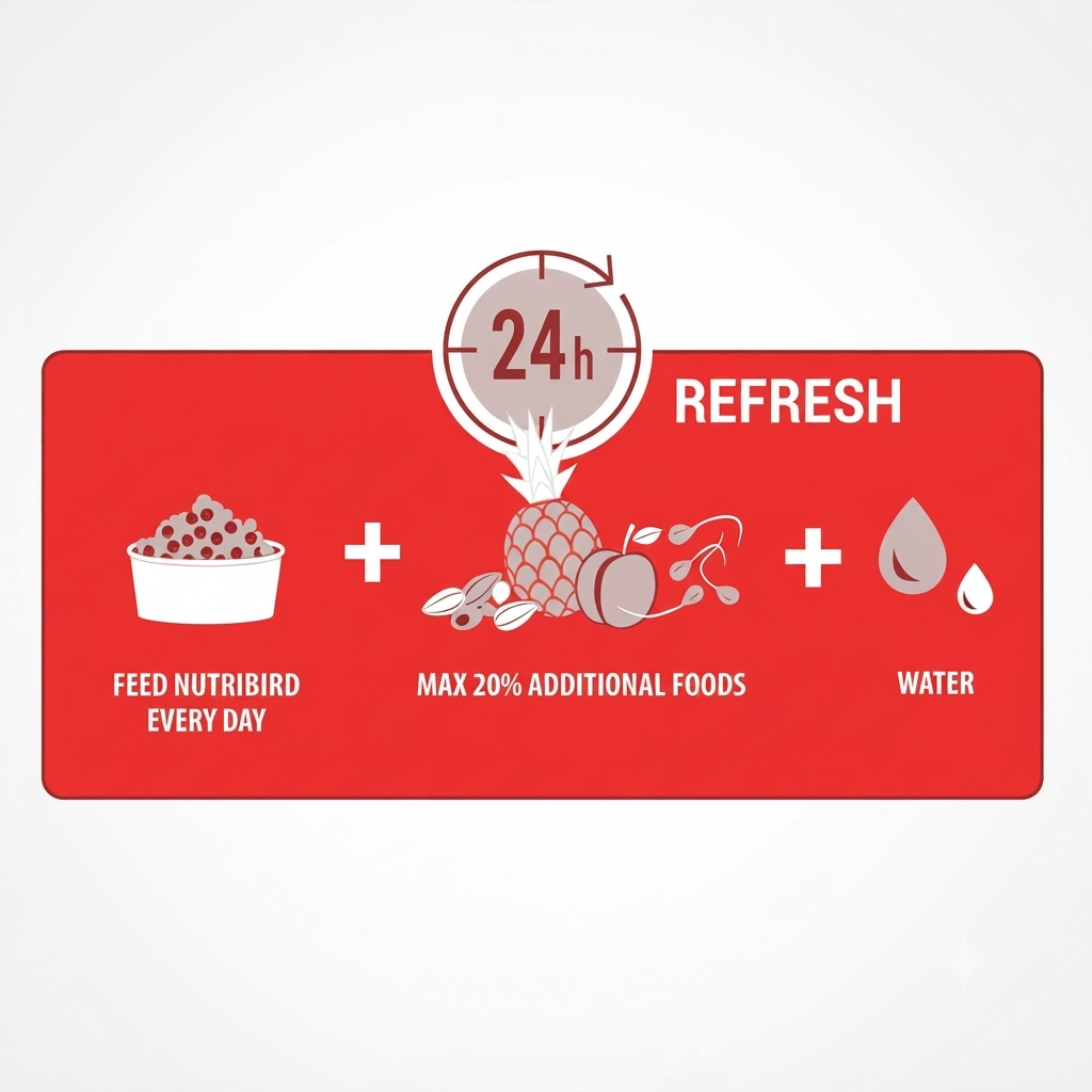 Versele-Laga NutriBird A21 Hand Feeding Formula for Baby Birds 800g | Hand Rearing Food for Amazons, Cockatoos & Large Parakeets