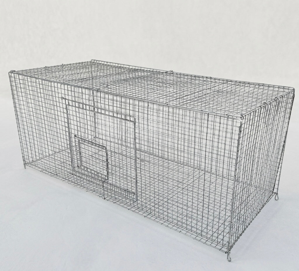Volikart Folding Bird Cage for Lovebirds & Budgies | Spacious Metal Cage for Small Birds | 14 x 15 x 35.5 Inch