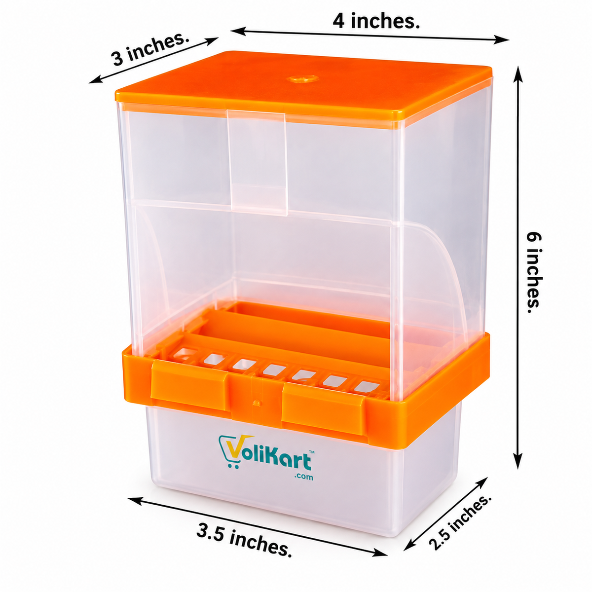 Volikart 300ml Automatic Bird Seed Feeder – Mess-Free Cage Feeder