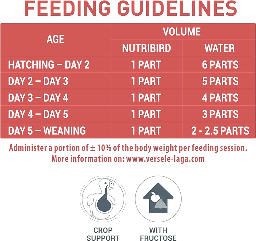 Versele-Laga A19 Nutribird Hand Feeding Food | 3 kg | For Baby Birds and Parrots A 19