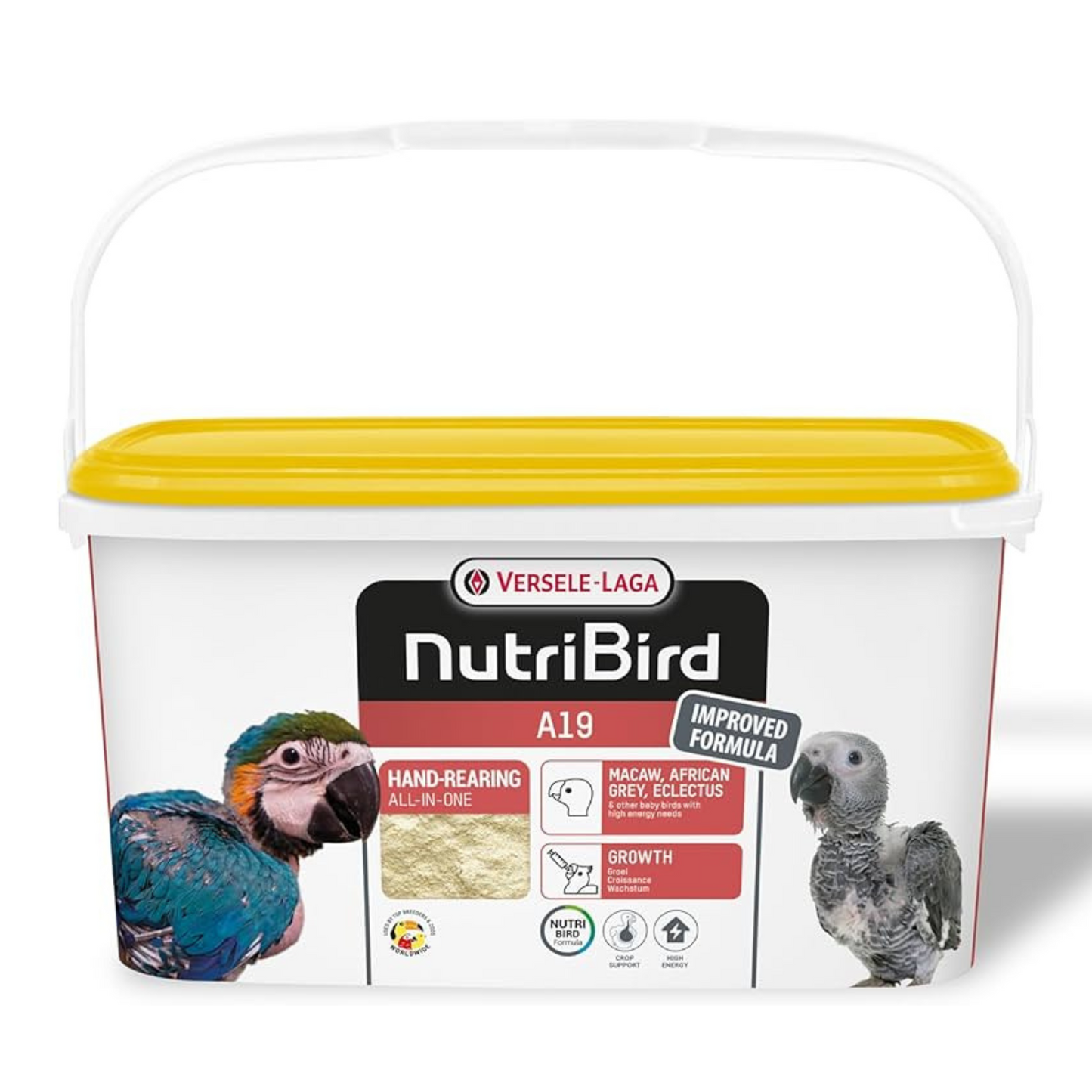 Versele-Laga A19 Nutribird Hand Feeding Food | 3 kg | For Baby Birds and Parrots A 19