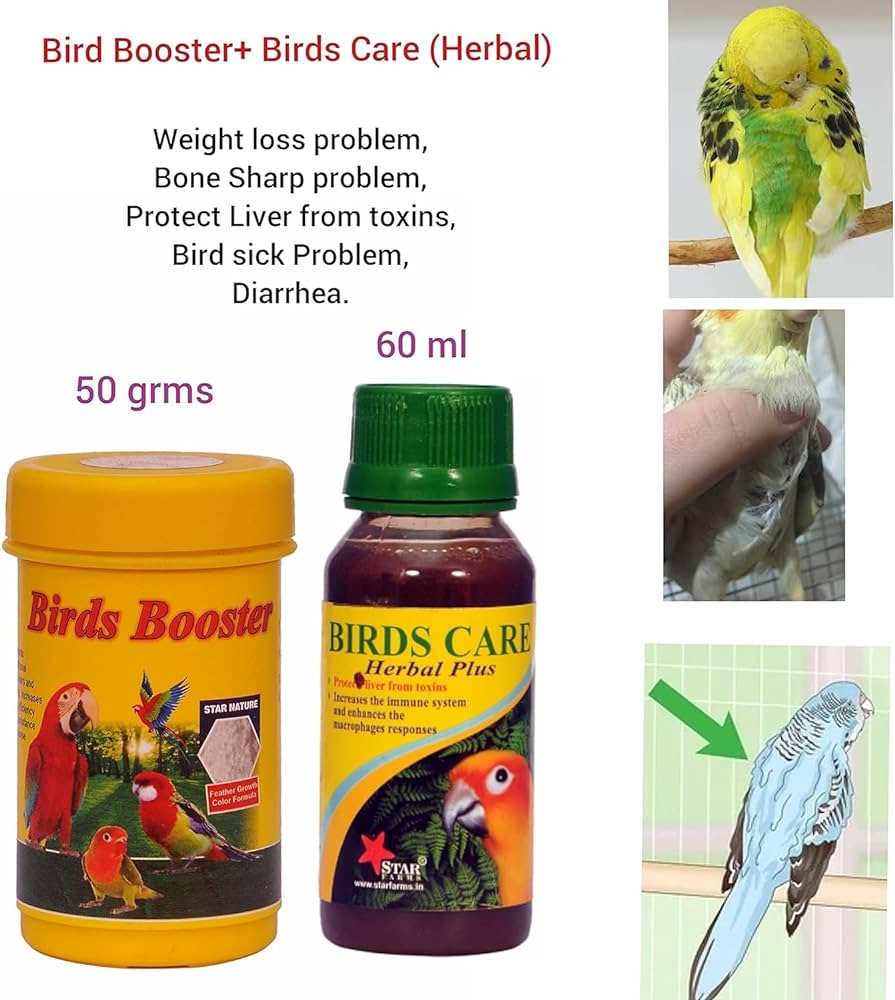 STAR FARMS Breed Plus, Bird Booster Birds Care, Birds Care (Vitamin) Calci Plus, Multi Vitamin Health Supplements for Birds, Combo of
