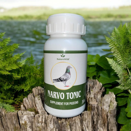 250ml Nature Wild Narvo Tonic – Herbal Supplement for Pigeons’ Energy, Immunity & Blood Health