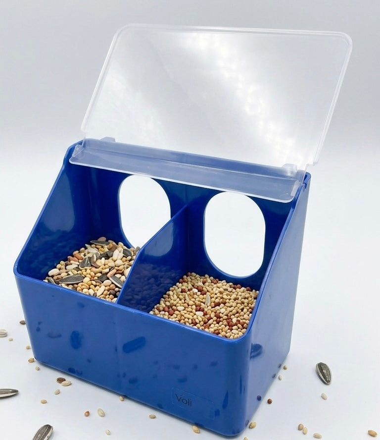Volikart™ Outside Cage Bird & Pigeon Seed Feeder (Anti-Waste)