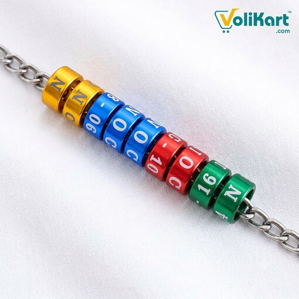 Volikart 5.5mm Aluminum Bird Close Leg Rings – 10 Pieces for Cockatiels & Small Conures