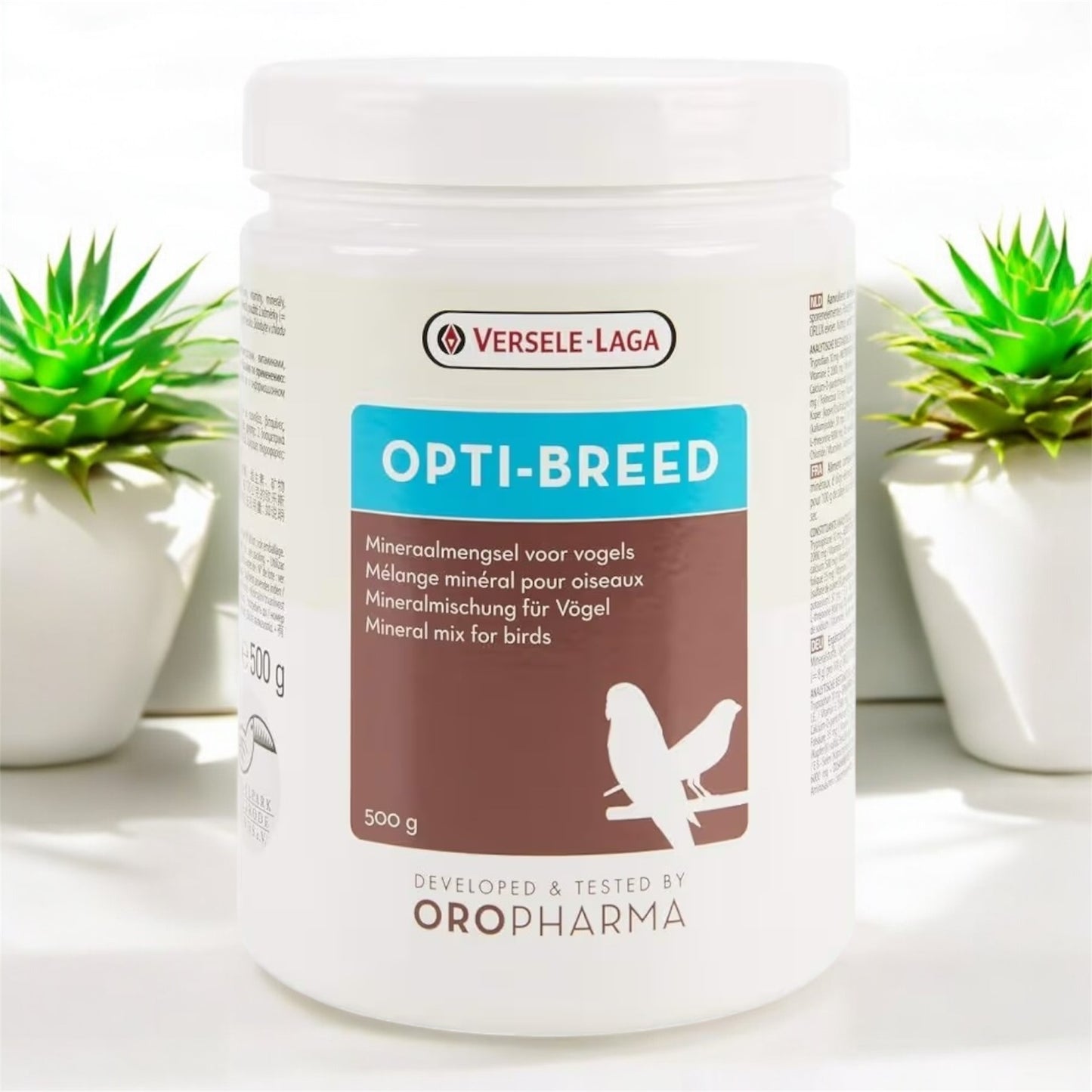 Versele-Laga Oropharma Opti-Breed for Birds, 500g – Breeding & Growth Supplement with Vitamins, Minerals & Probiotics
