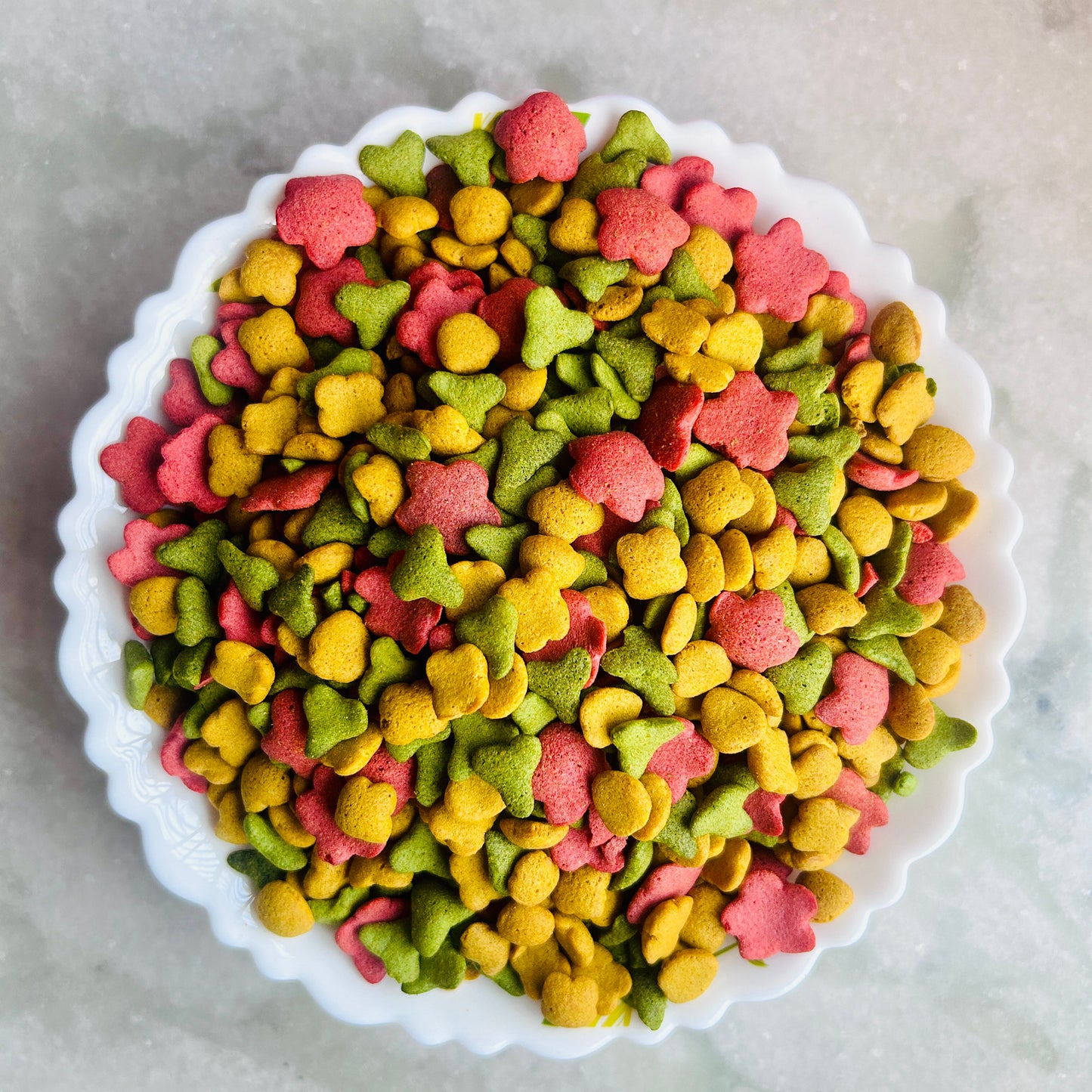 Volikart Bird’s Pellet Fruit Mix 300gm – Natural & Healthy Parrot Treat | Nutritious Food for Lovebirds, Cockatiels, Budgies, Parakeets