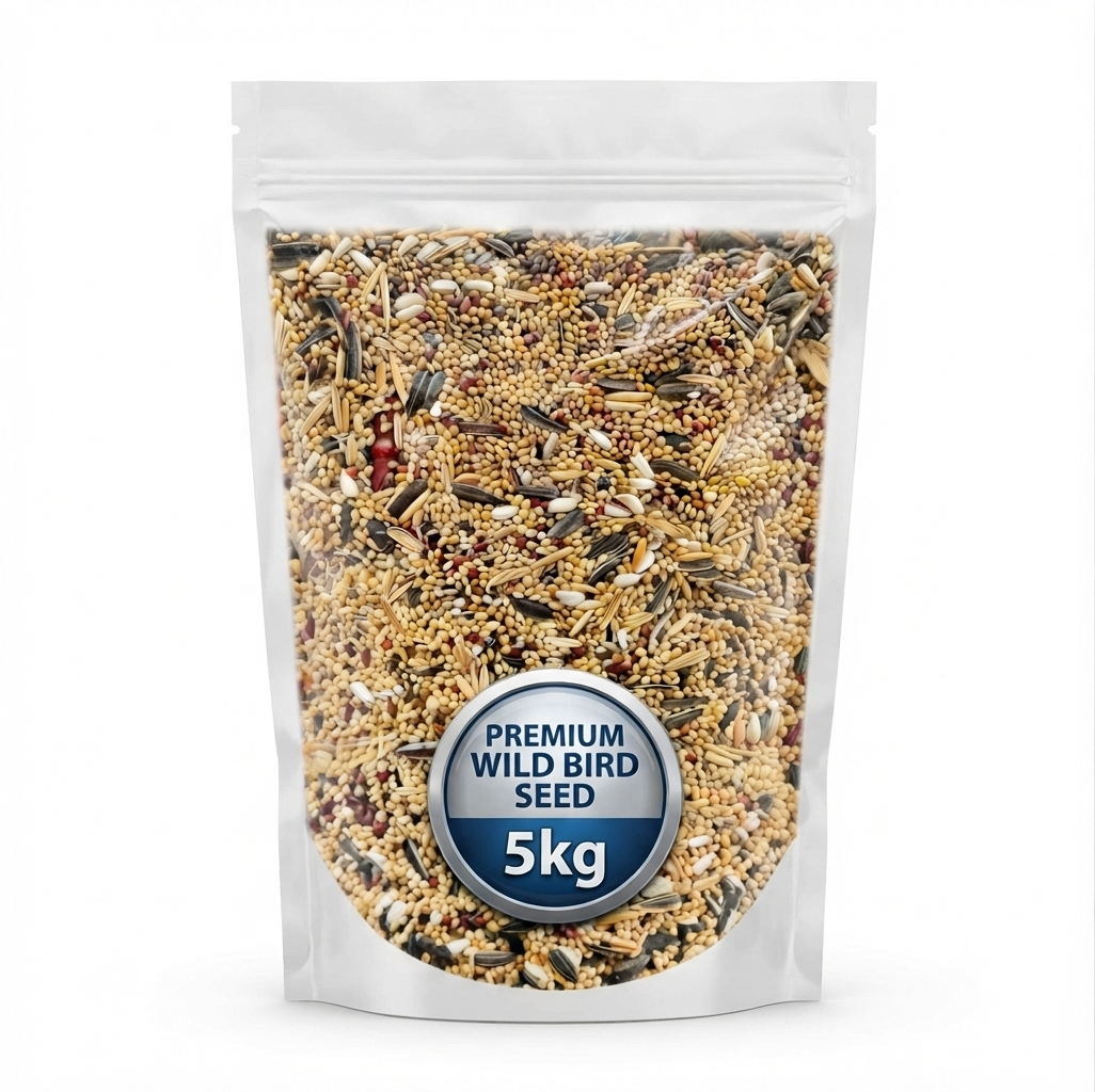 Volikart 5kg Lovebird, Cockatiel & Small Conure Mix Seed | Nutritious Bird Food Blend