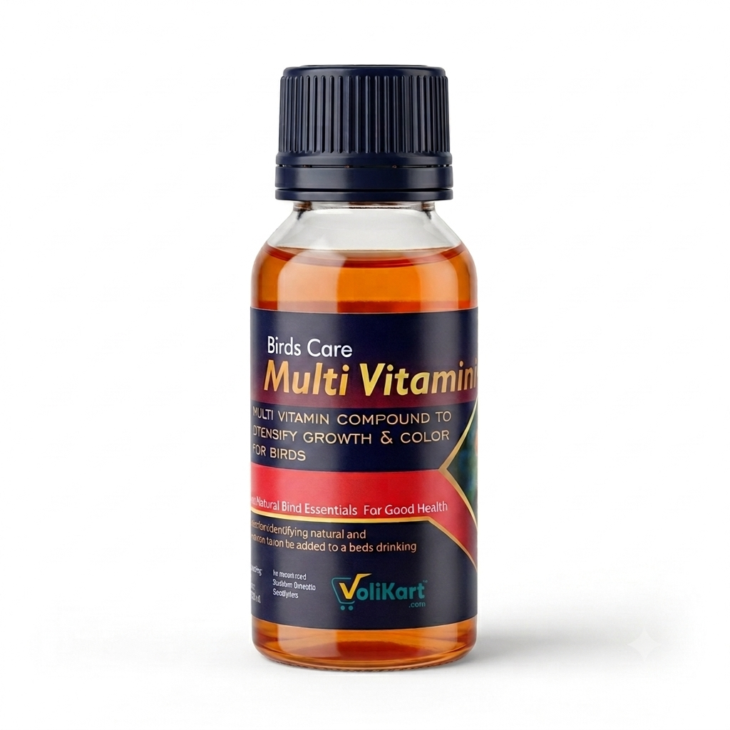 Birds Care Multivitamin 60ml for All Birds | Feather Growth & Overall Health Supplement