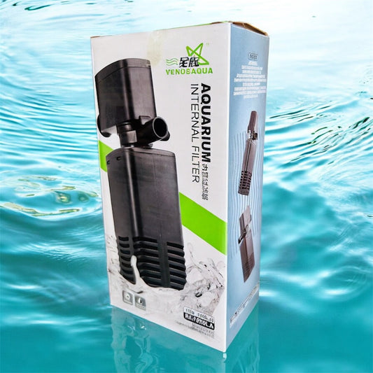 Internal Aquarium Filter 15W – 1000 L/H Flow | Undergravel Fish Tank Filter for Freshwater & Saltwater | Mechanical Filtration System