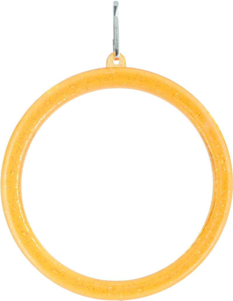3 Pieces Bird Hanging Ring Swing Perch Toy – Chewable Plastic Cage Toy for Cockatiels, Lovebirds, Budgies & Finches Color May Vary