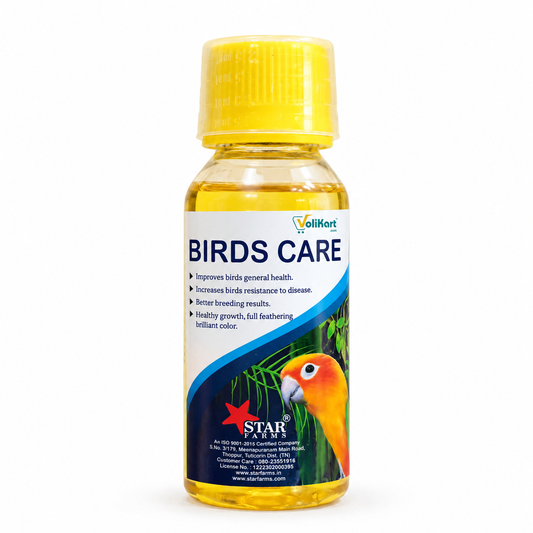 STAR FARMS Birds Care 60ml | Bird Vitamin & Health Supplement for General Health, Growth & Feathering