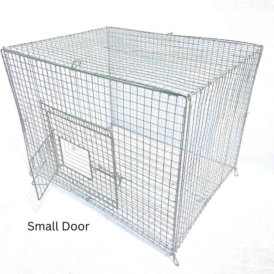 Cage for Budgerigars, Lovebirds, Finches, and Java Birds - L 20 inches x H 14 inches x W 15 inches.Bird Folding Cage
