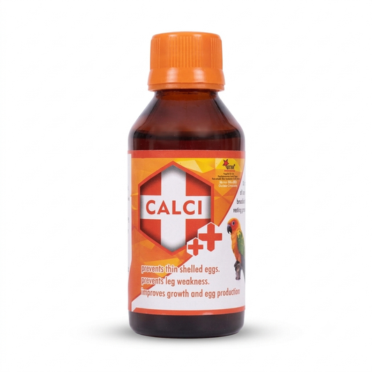 SF+ Calci Plus 100ml | Calcium Supplement for Birds | Egg Shell, Bone & Reproductive Health Support