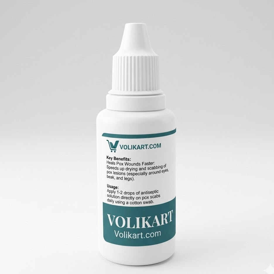 Pigeon Pox Treatment Drops - NatureWild Pox-Care for Avian Health - Volikart