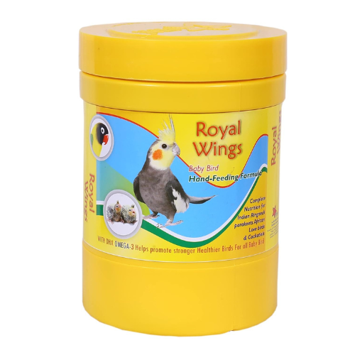 Royal Wings Hand Feeding Formula Baby Bird Food 250G VoliKart Royal wings hand feeding formula baby bird food 250g volikart
