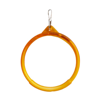 Bird Swing Ring Toys - 6 Inch Round - Interactive Avian Playtime Accessories